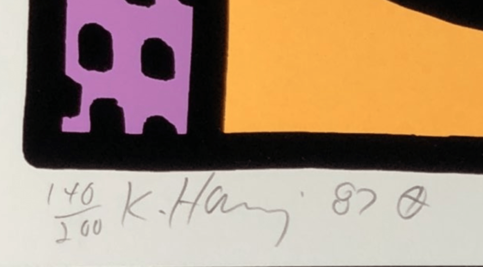 keith haring signature